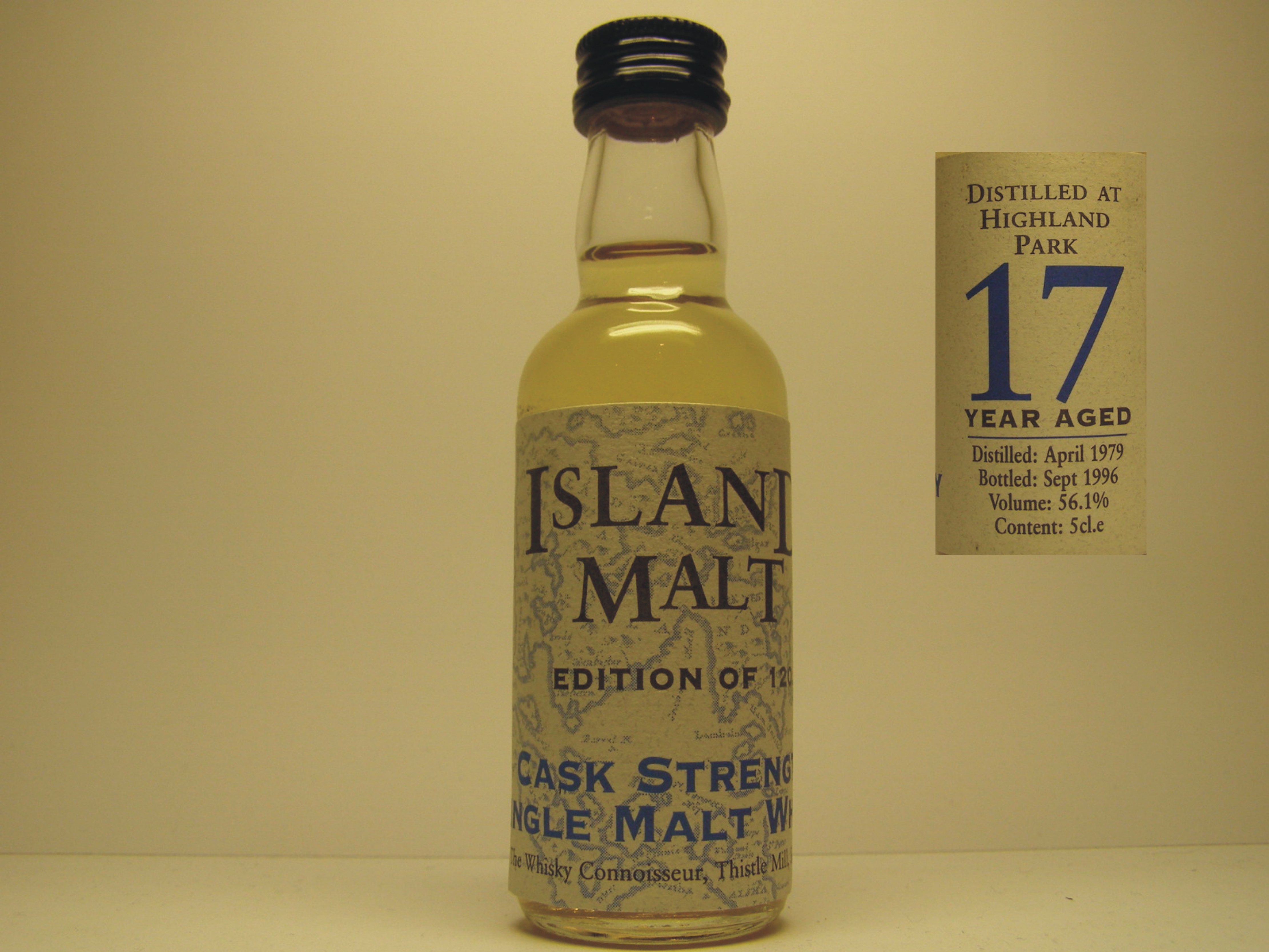 ISLAND MALT CSSMW 17yo 1979-1996 "Whisky Connoisseur" 5cl.e 56,1%